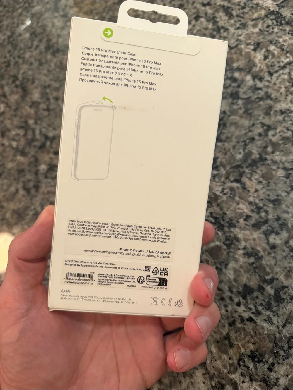 Apple Clear MagSafe iPhone 15 Pro Max Case - Transparent NEW, SEALED IN BOX
